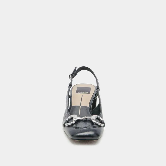 Heels Shop Dolce Vita Melli Heels Midnight Crinkle Patent Midnight Crinkle Patent