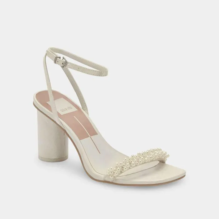 Heels Shop Dolce Vita Nory Heels Vanilla Pearls Women039s Pearl Heels Vanilla Pearls