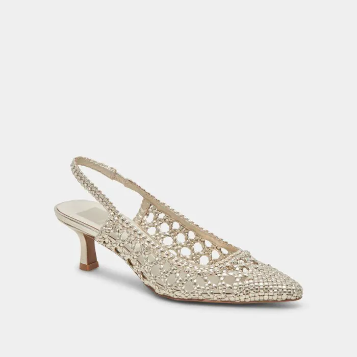 Heels Shop Dolce Vita Olympa Heels Light Gold Metallic Stella Light Gold Metallic Stella