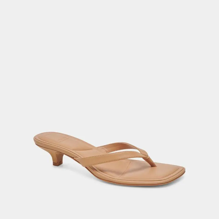 Heels Shop Dolce Vita Tasiah Sandals Light Tan Leather Light Tan Leather