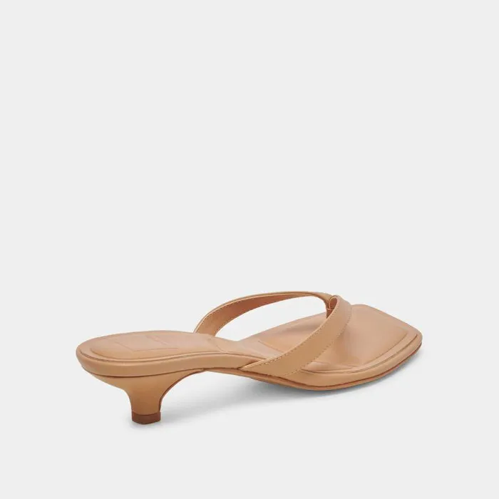 Heels Shop Dolce Vita Tasiah Sandals Light Tan Leather Light Tan Leather