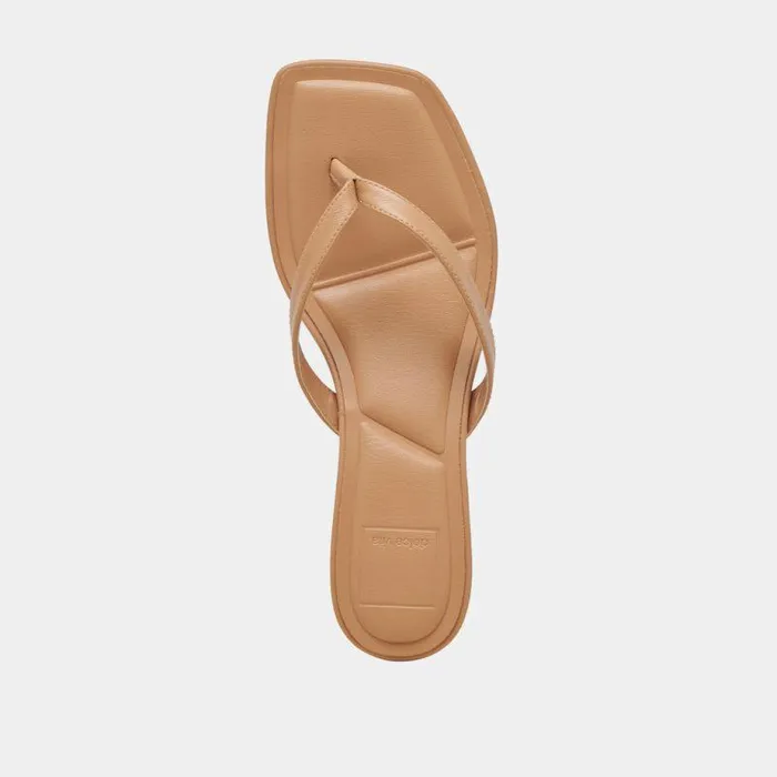 Heels Shop Dolce Vita Tasiah Sandals Light Tan Leather Light Tan Leather