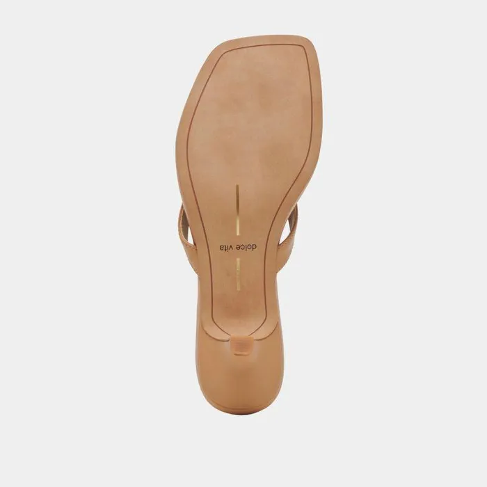 Heels Shop Dolce Vita Tasiah Sandals Light Tan Leather Light Tan Leather