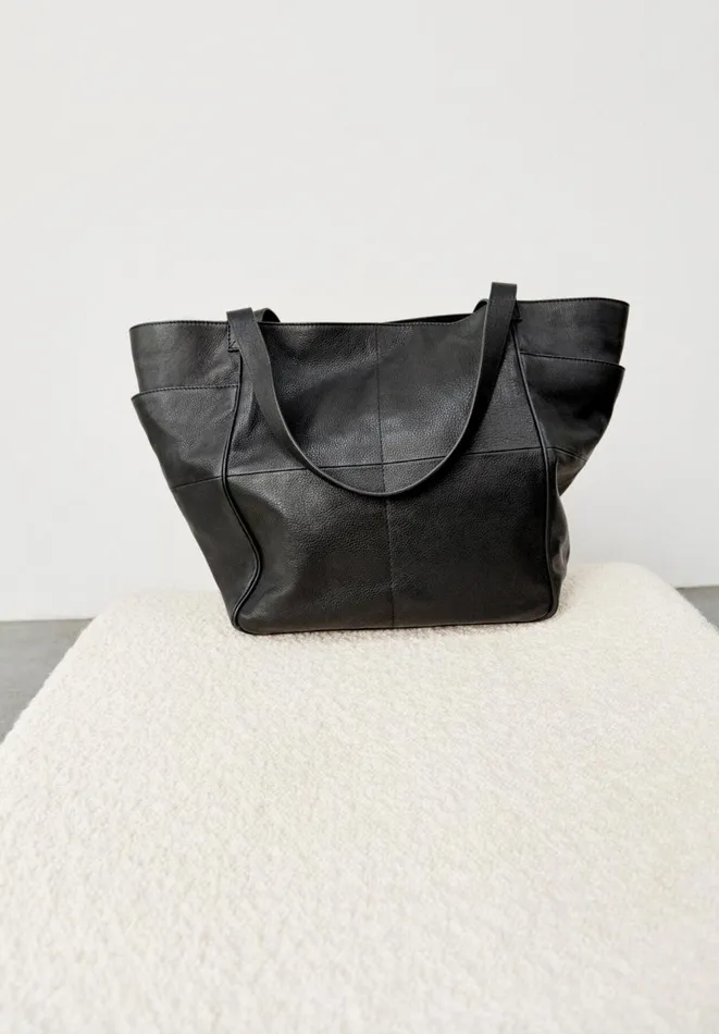 Hush Bags Women Mariana Leather Tote Bag Black