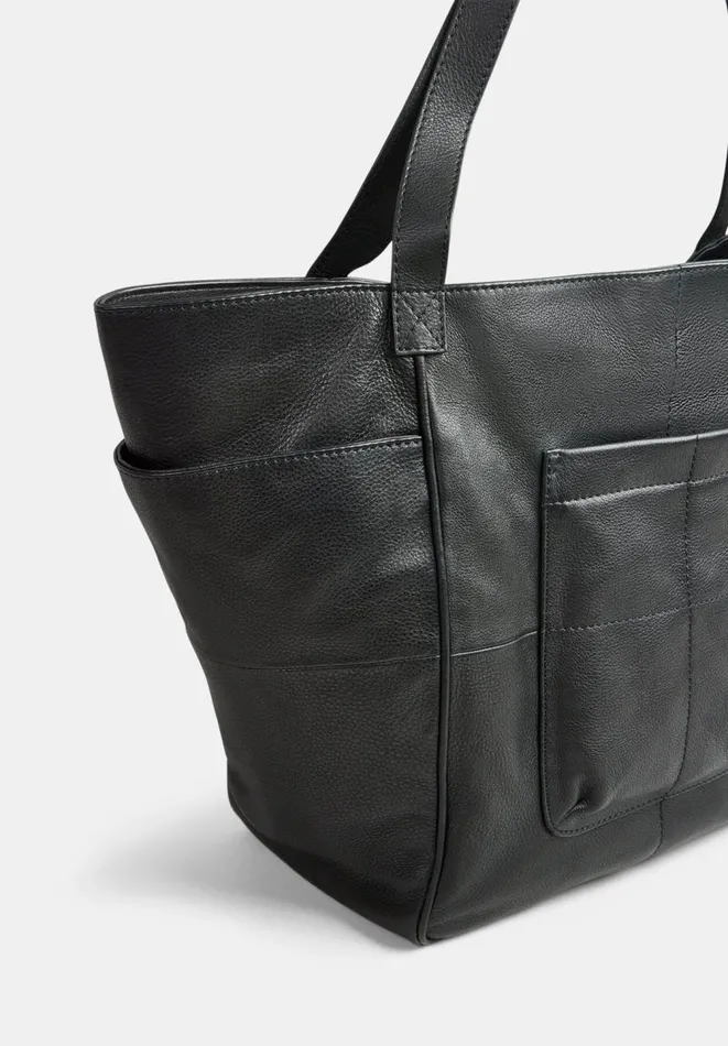 Hush Bags Women Mariana Leather Tote Bag Black