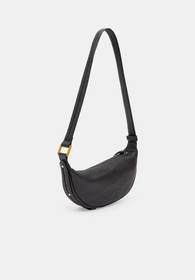 Hush Bags Women Rory Crescent Leather Crossbody Bag Black