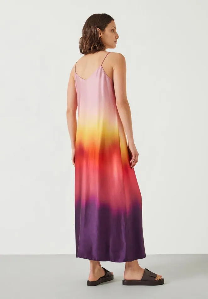 Hush Dresses Women Leanne Slip Maxi Dress Sunset Ombre Hush Dresses Women Leanne Slip Maxi Dress Sunset Ombre