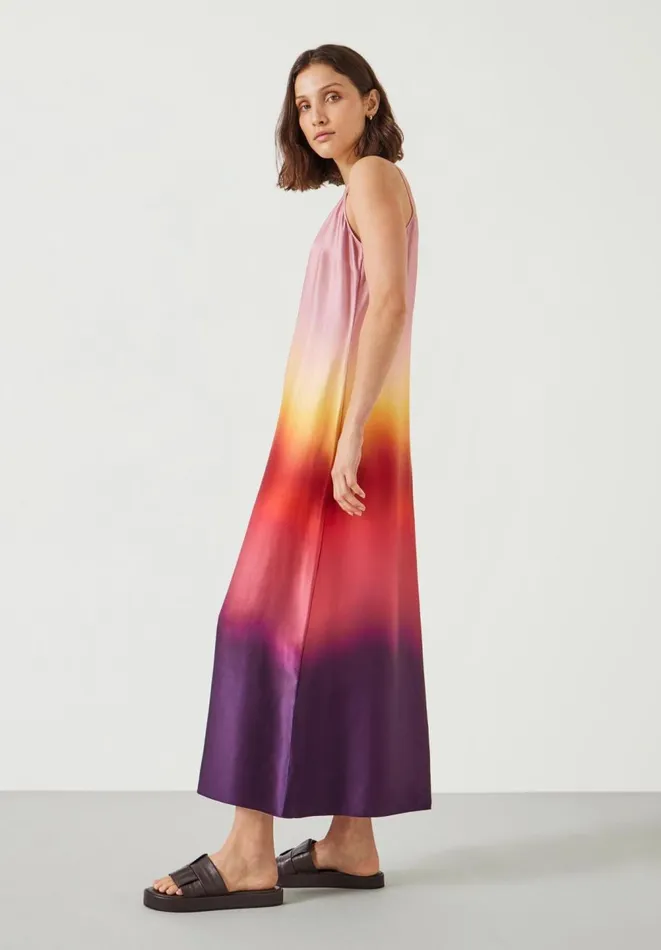 Hush Dresses Women Leanne Slip Maxi Dress Sunset Ombre Hush Dresses Women Leanne Slip Maxi Dress Sunset Ombre