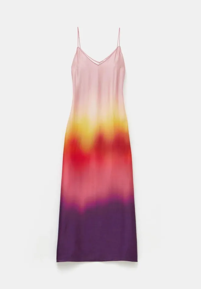 Hush Dresses Women Leanne Slip Maxi Dress Sunset Ombre Hush Dresses Women Leanne Slip Maxi Dress Sunset Ombre