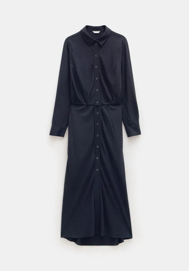 Hush Dresses Women Martina Pinstripe Midi Dress Washed Black Hush Dresses Women Martina Pinstripe Midi Dress Washed Black