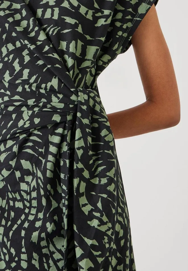 Hush Dresses Women Trinny Jersey Midi Dress Abstract Boho Charcoal Hush Dresses Women Trinny Jersey Midi Dress Abstract Boho Charcoal