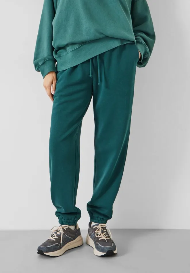 Hush Joggers and Leggings Women Alyna Relaxed Washed Joggers Deep Green Hush Joggers and Leggings Women Alyna Relaxed Washed Joggers Deep Green