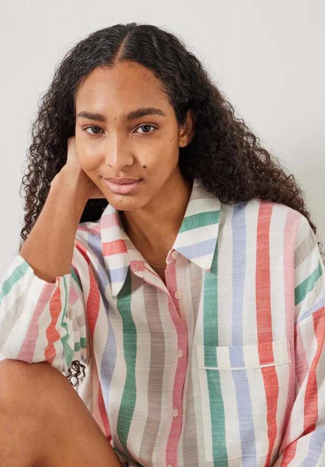 Hush Pyjamas and Nightwear Women Rudie Stripe Short Pyjama Set Multicolour Stripe Hush Pyjamas and Nightwear Women Rudie Stripe Short Pyjama Set Multicolour Stripe