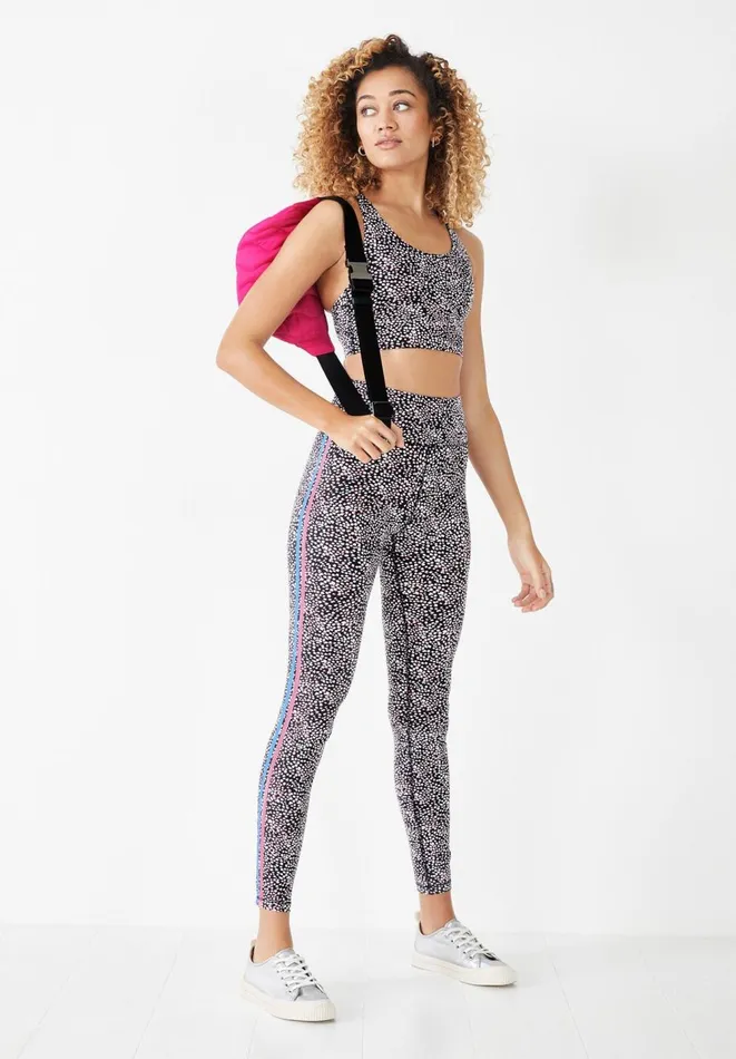 Hush Pyjamas and Nightwear Women Victoria Taped Gym Leggings Animal Blackpink Hush Pyjamas and Nightwear Women Victoria Taped Gym Leggings Animal Blackpink