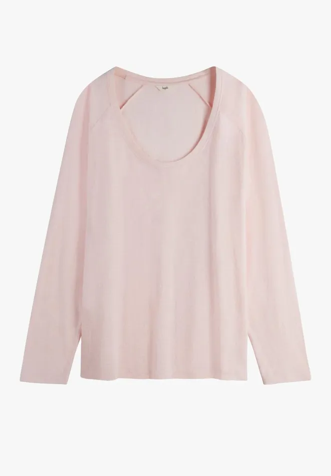 Hush Tops and Tshirts Women Cotton Slub Avalon TShirt Powder Pink Hush Tops and Tshirts Women Cotton Slub Avalon TShirt Powder Pink