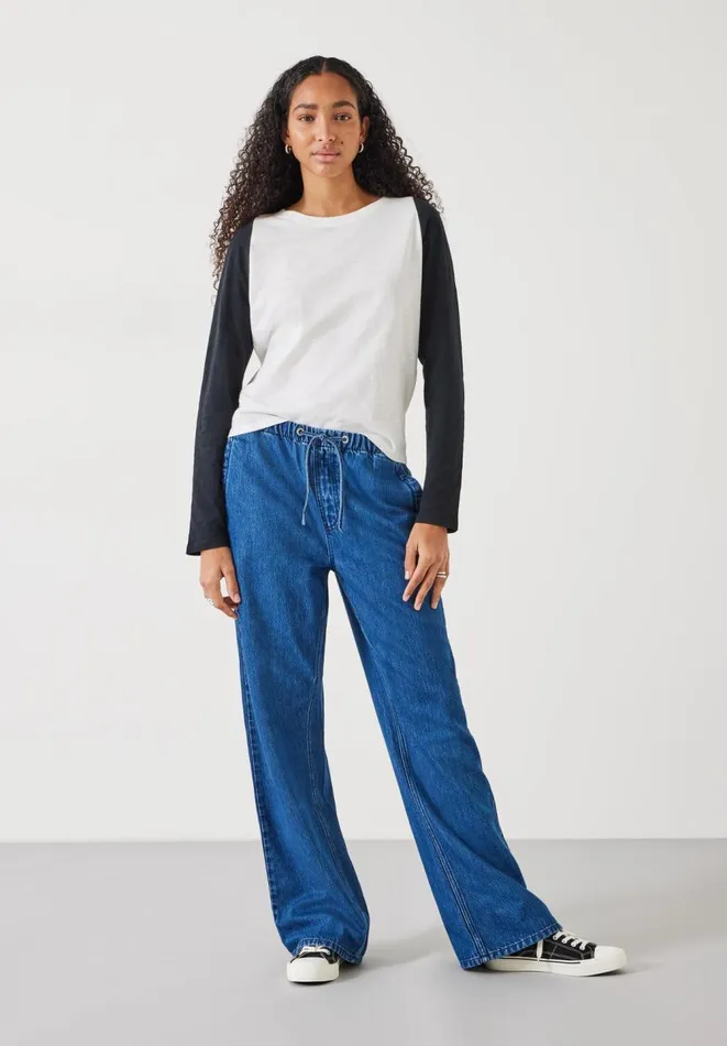 Hush Tops and Tshirts Women Kori Colour Block Longsleeve Top White