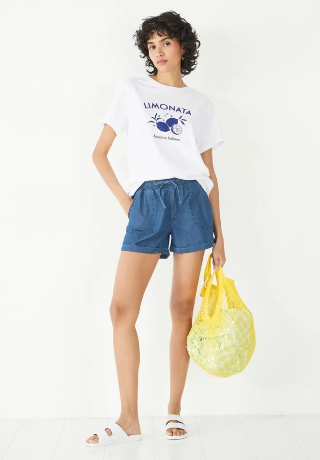 Hush Tops and Tshirts Women Limonata TShirt White Hush Tops and Tshirts Women Limonata TShirt White