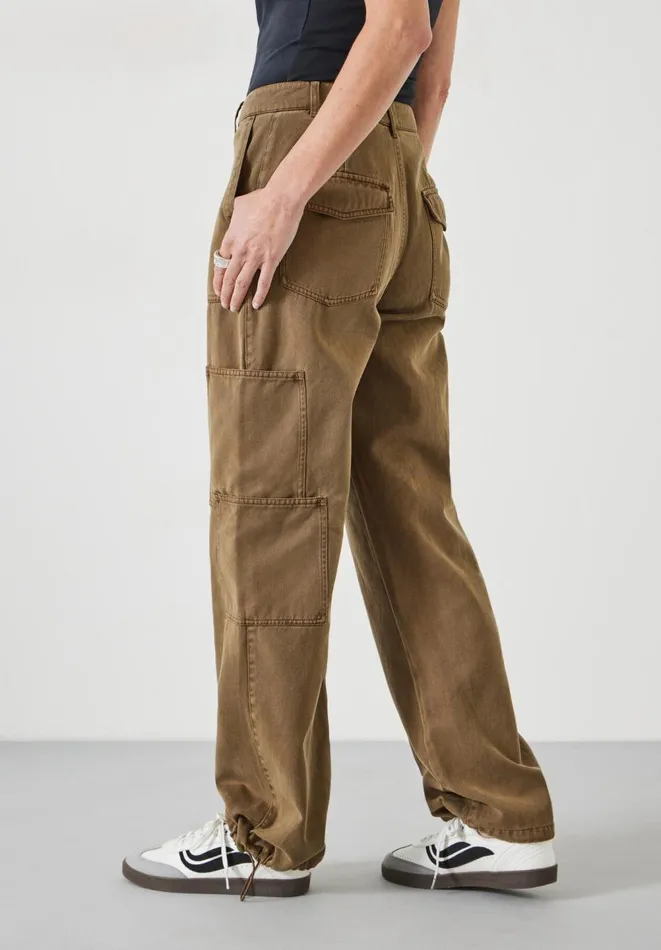 Hush Trousers Women Beatrice Cargo Trousers Olive