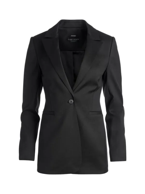 Jackets Coats Women Alice Olivia BREANN FITTED BLAZER Black