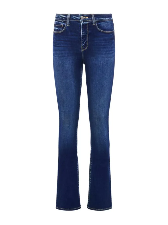 L039Agence Aged Denim Women Selma Bootcut Jean Columbia