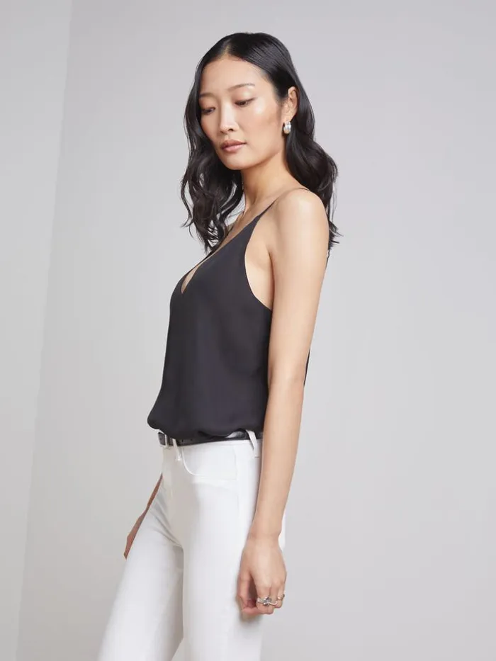 L039Agence Camisoles and Tanks Women Gabriella Camisole Tank Black