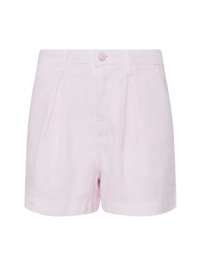 L039Agence Linen Women Zahari Linen Pleated Short Lilac Snow