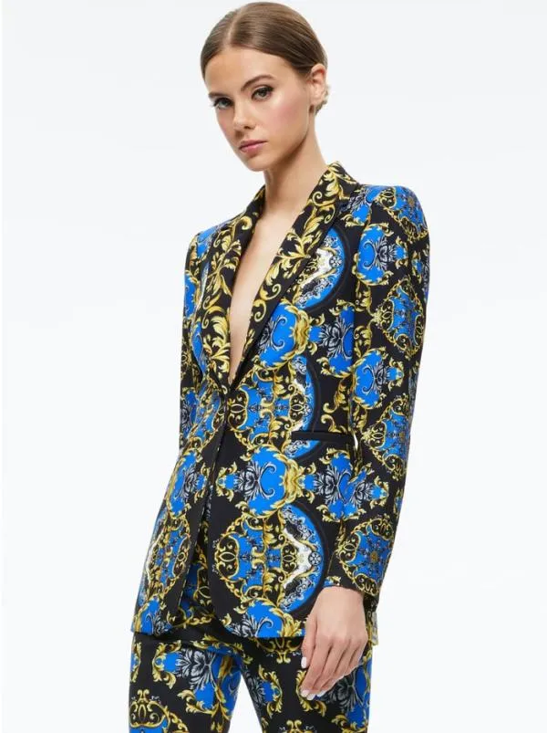 Matching Sets Women Alice Olivia BREANN FITTED BLAZER TEENY FIT FLARE BOOTCUT PANT Matching Sets Women Alice Olivia BREANN FITTED BLAZER TEENY FIT FLARE BOOTCUT PANT