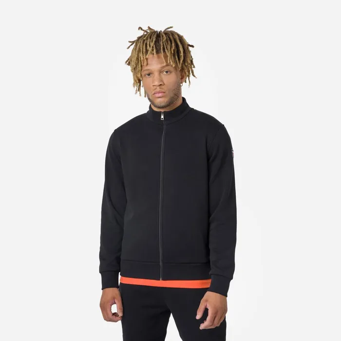 Men Men039s Fullzip Logo Fleece Sweatshirt Black200 Rossignol Sweatshirts and Pullovers