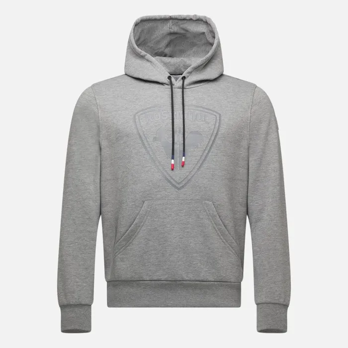 Men Men039s Hooded Logo Fleece Sweatshirt Heathergrey280 Rossignol Sweatshirts and Pullovers