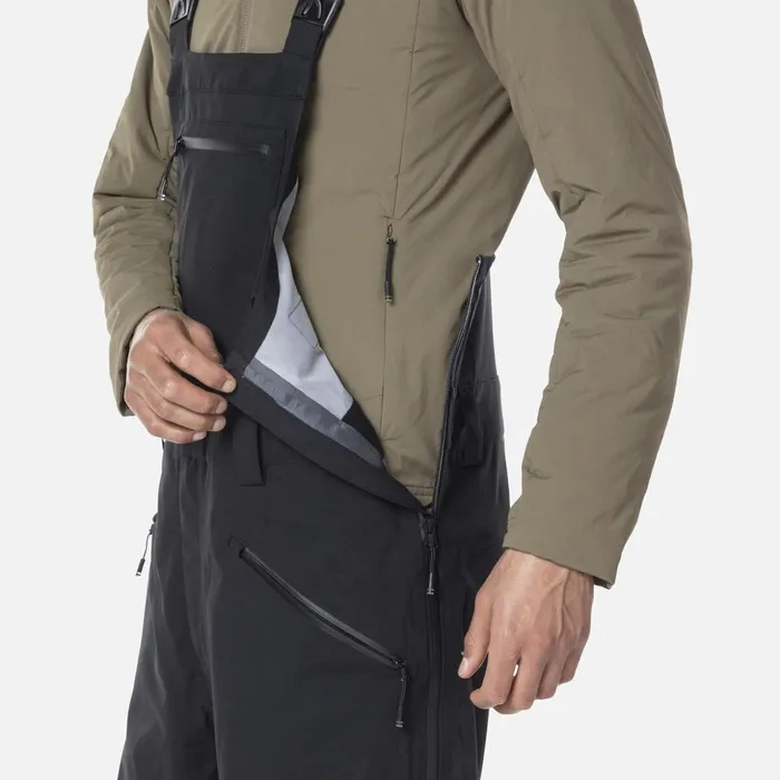 Men Men039s SKPR 3L Ayr Bib Pants Black200 Rossignol Ski Pants