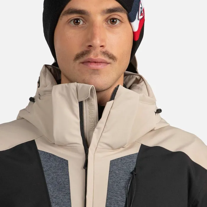 Men Men039s Summit Stripe Ski Jacket Birch Rossignol Ski and Snowboard Jackets