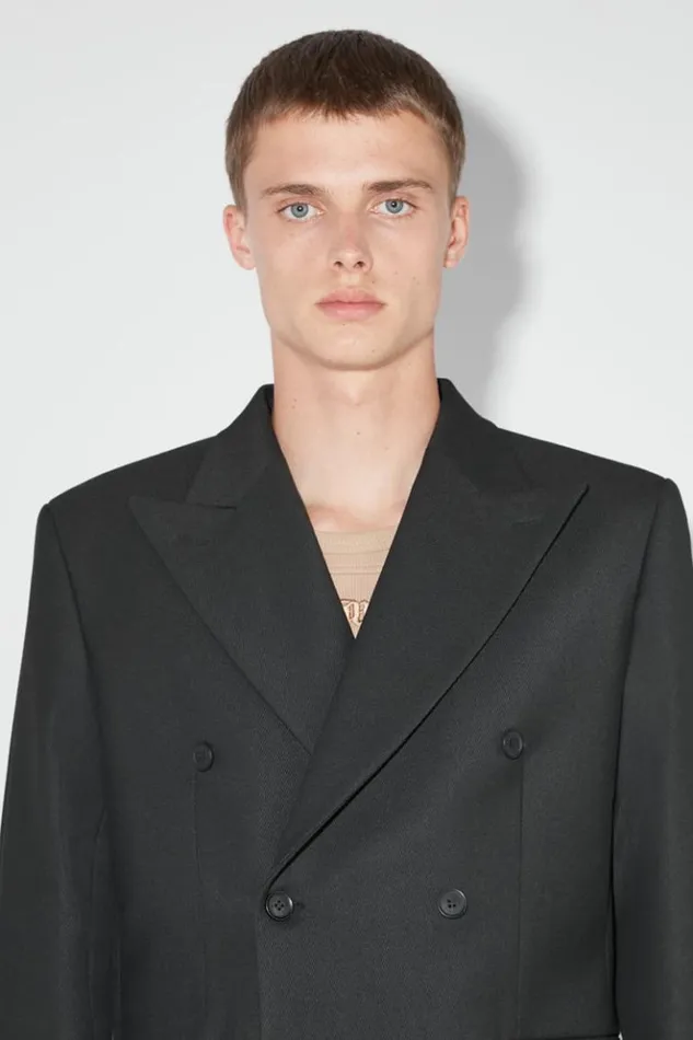 Men Outerwear MISBHV Double Breasted Blazer Black