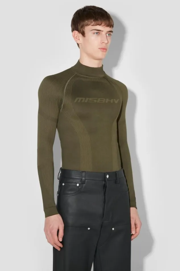 Men Tops MISBHV Sport Longsleeve Grunge Olive