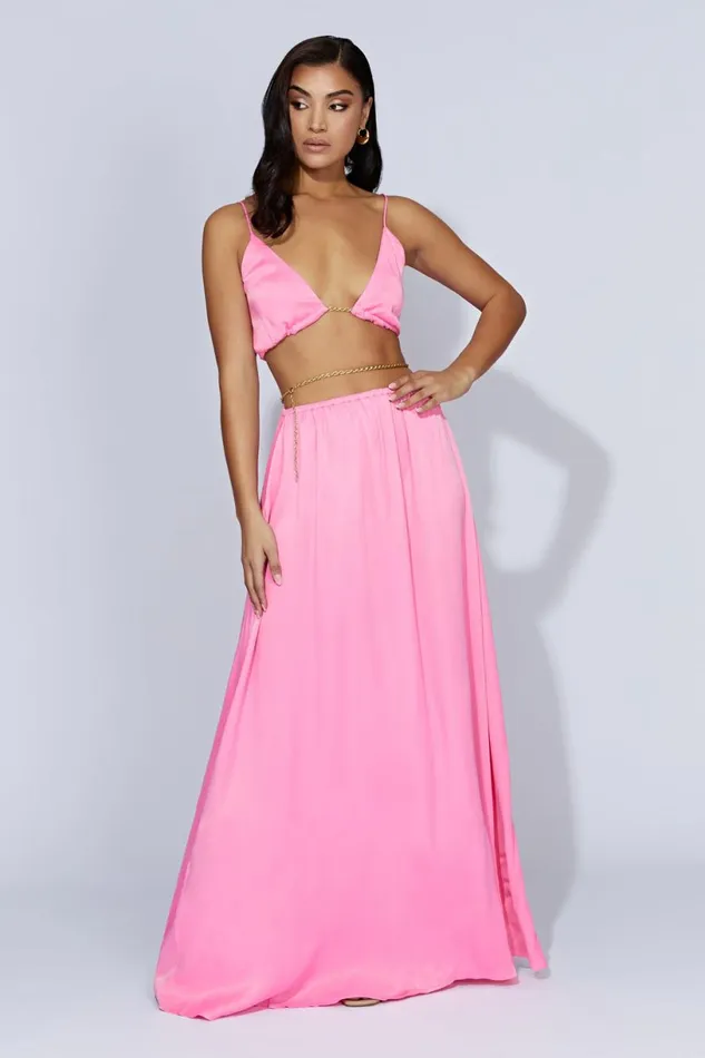 Meshki Bachelorette Women Colette Chain Maxi Dress 8211 Bubblegum Pink Bubblegumpink Meshki Bachelorette Women Colette Chain Maxi Dress 8211 Bubblegum Pink Bubblegumpink