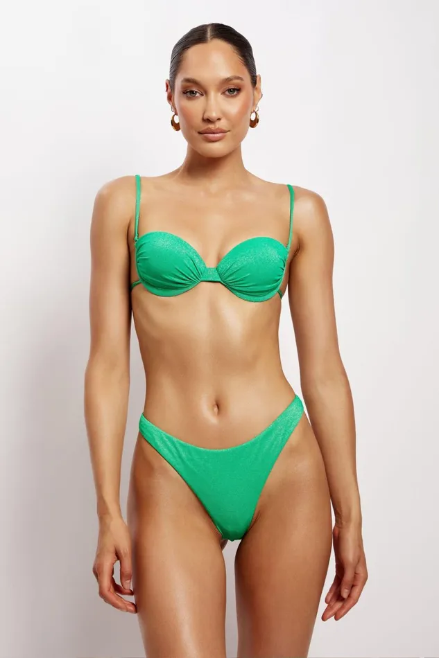 Meshki Bikini Bottoms Women Ivanna Thong Bikini Bottoms 8211 Green Sparkle Greensparkle Meshki Bikini Bottoms Women Ivanna Thong Bikini Bottoms 8211 Green Sparkle Greensparkle