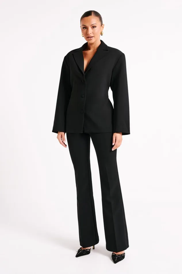 Meshki Blazers Women Addie Suiting Blazer 8211 Black Black