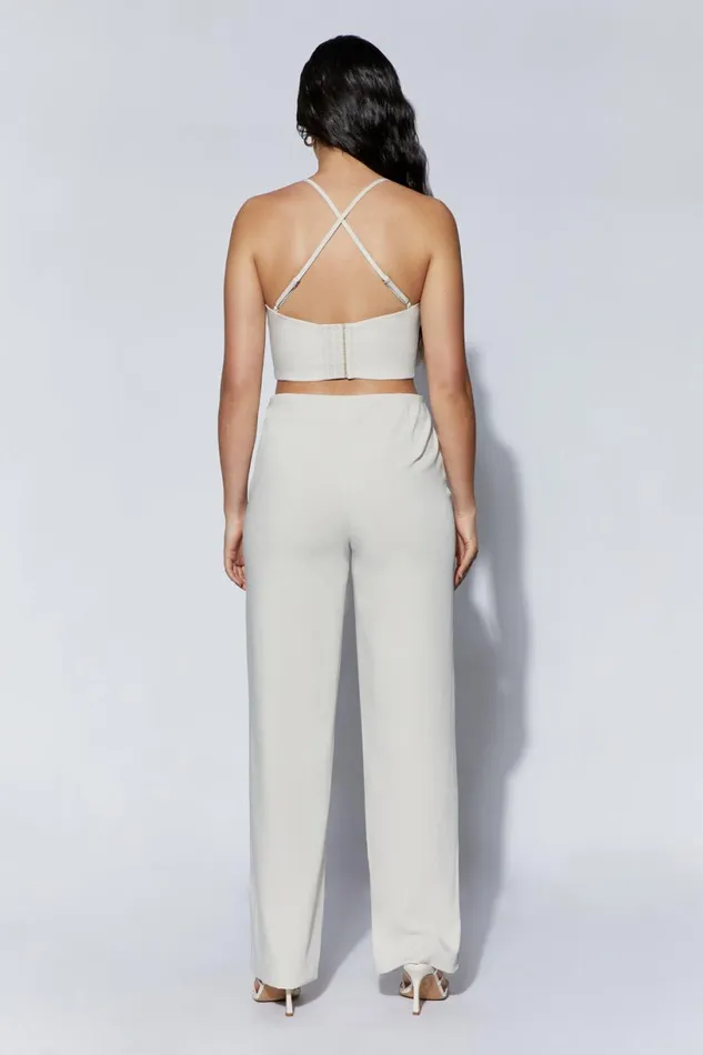Meshki Crop Tops Women Bahar Seam Line Crop Top 8211 Wheat Wheat Meshki Crop Tops Women Bahar Seam Line Crop Top 8211 Wheat Wheat