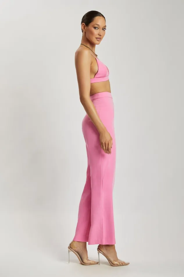 Meshki Crop Tops Women Cynthia Triangle Bralette 8211 Pink Pink Meshki Crop Tops Women Cynthia Triangle Bralette 8211 Pink Pink