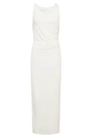 Meshki Maxi Dresses Women Alika Draped Front Maxi Dress 8211 Ivory Ivory Meshki Maxi Dresses Women Alika Draped Front Maxi Dress 8211 Ivory Ivory