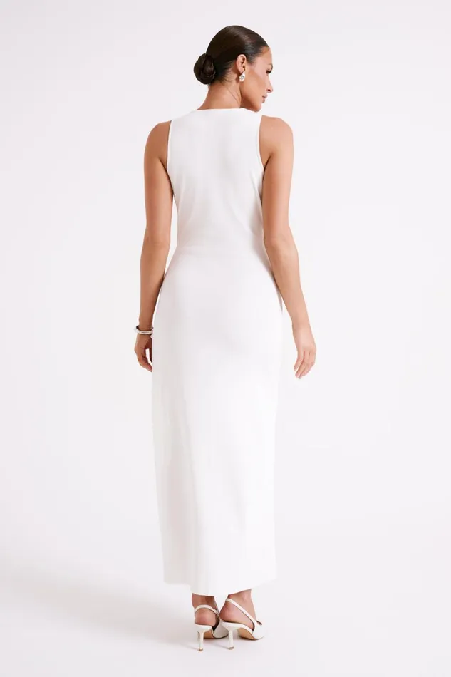 Meshki Maxi Dresses Women Araminta Knit Maxi Dress 8211 White White