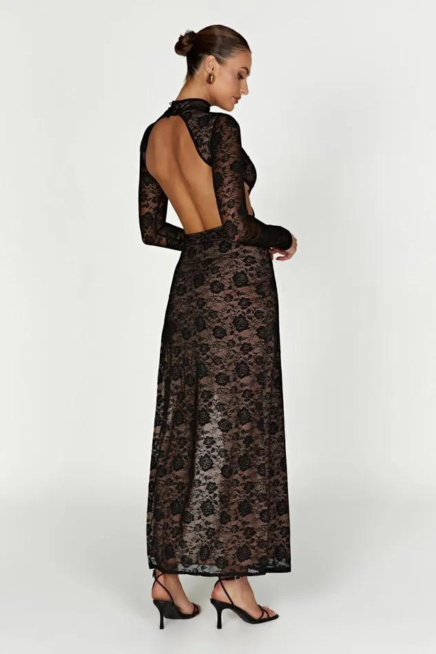 Meshki Maxi Dresses Women Callista Lace Maxi Dress 8211 Black Black