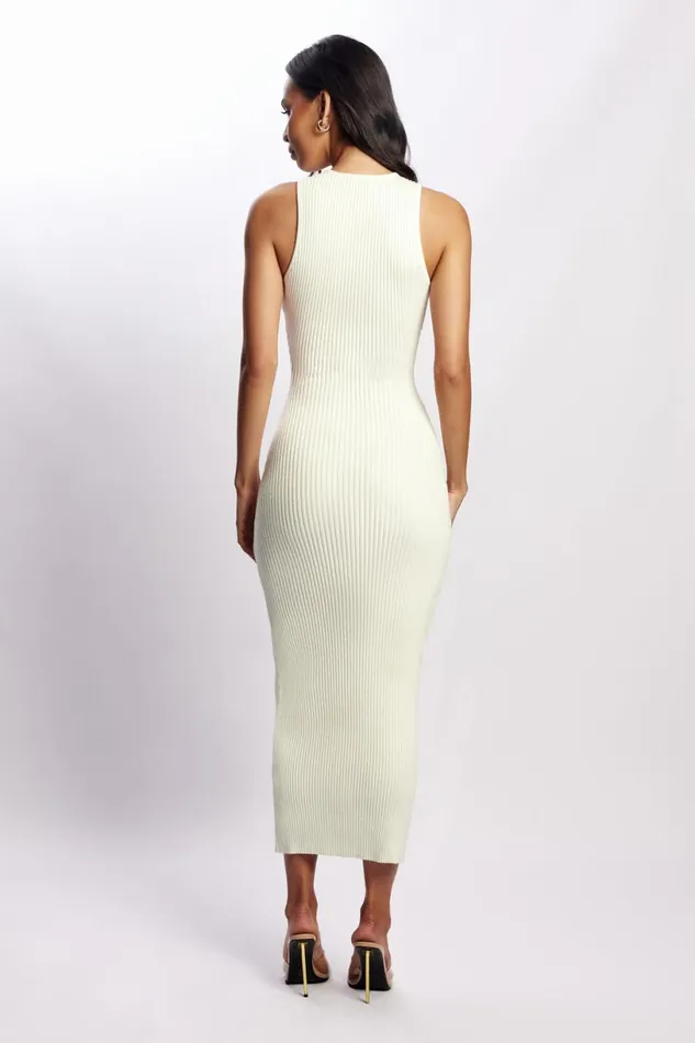 Meshki Midi Dresses Women Sienna Knit Midi Dress 8211 White White