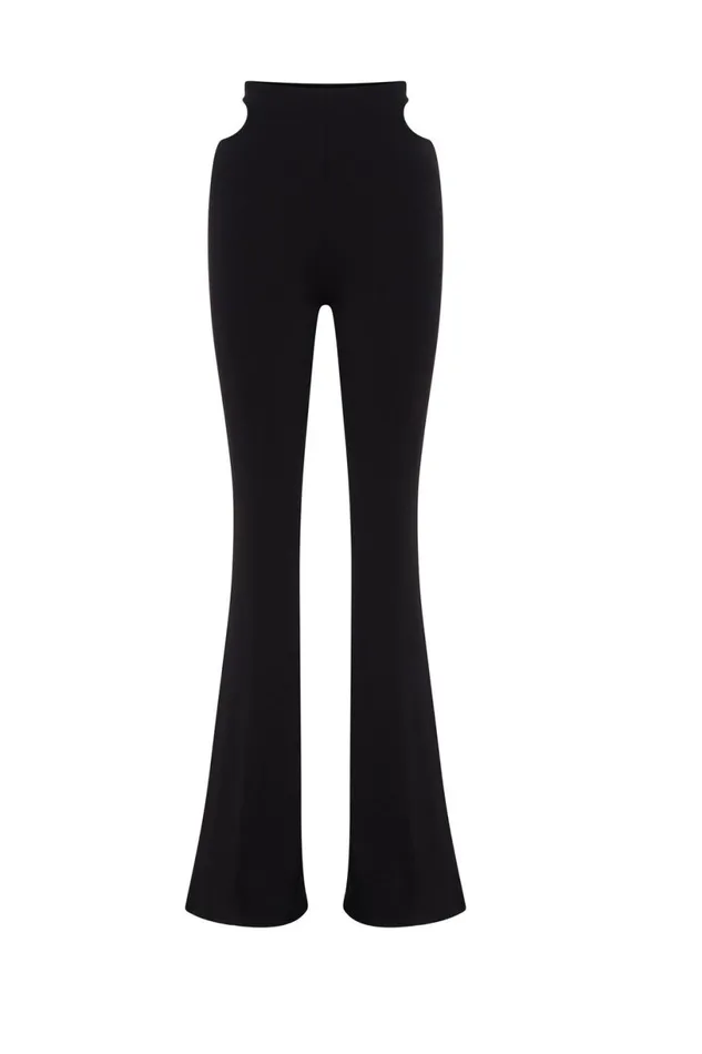 Meshki Pants Women Harley High Waisted Thong Cutout Pants 8211 Black Black Meshki Pants Women Harley High Waisted Thong Cutout Pants 8211 Black Black