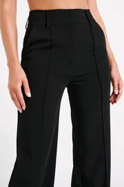 Meshki Pants Women Lisa High Waist Suiting Trousers 8211 Black Black Meshki Pants Women Lisa High Waist Suiting Trousers 8211 Black Black