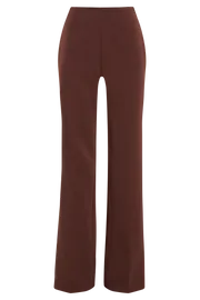 Meshki Pants Women Loretta Fit and Flare Tailored Pant 8211 Chocolate Chocolate
