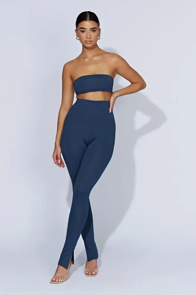 Meshki Pants Women Michelle Side Split Leggings 8211 Midnight Navy Midnightnavy Meshki Pants Women Michelle Side Split Leggings 8211 Midnight Navy Midnightnavy
