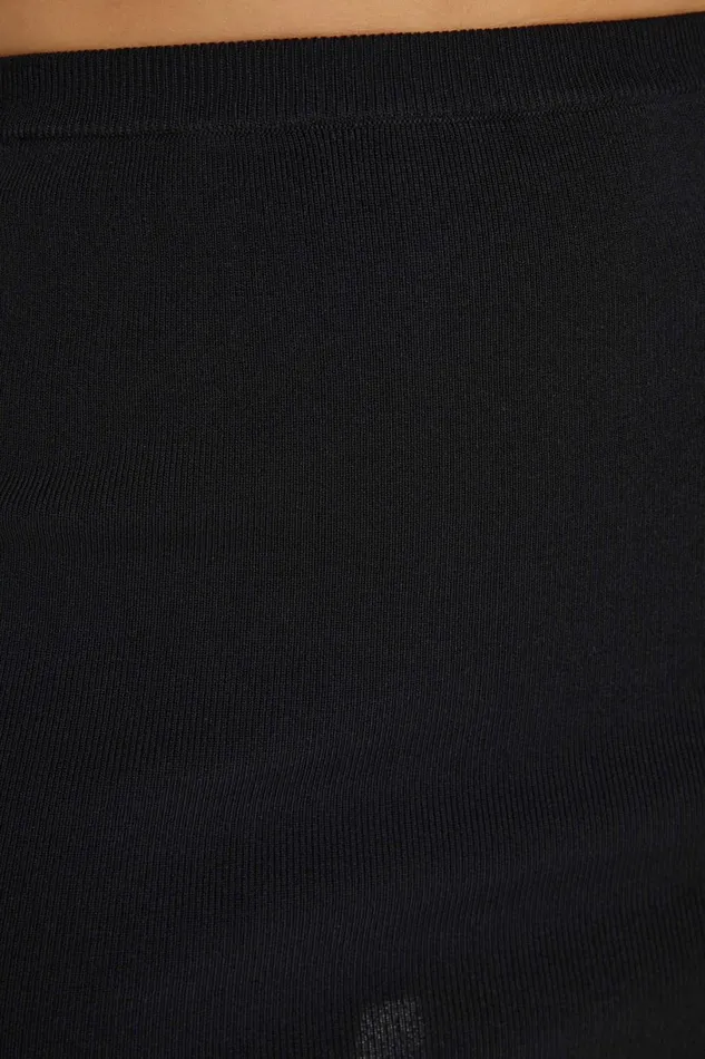 Meshki Skirts Women Carol Knit Mini Skirt 8211 Black Black