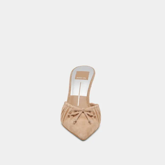 Mules and Clogs Shop Dolce Vita Kairi Heels Camel Suede Camel Suede