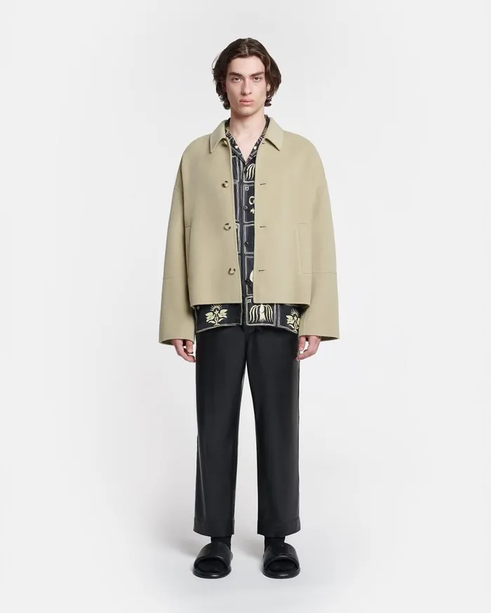 Nanushka Outerwear and Jackets Marcin Pale Olive Pf24 8211 Men