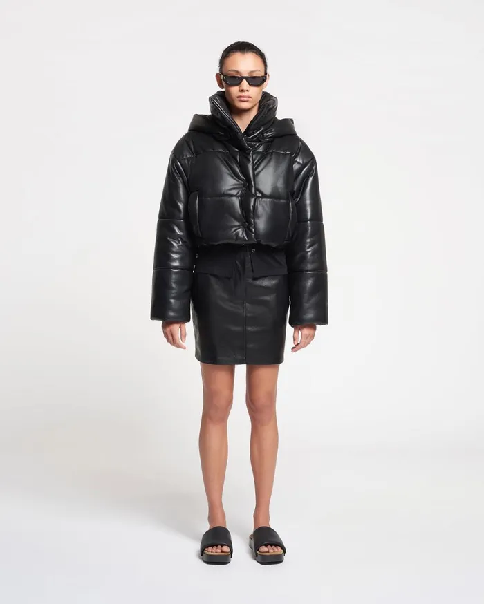 Nanushka Outerwear Aveline Black 8211 Women